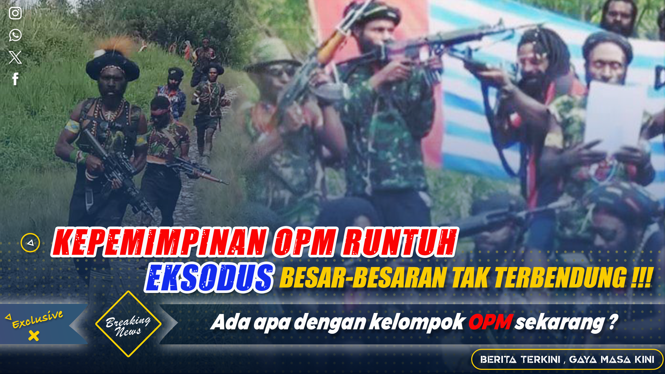 Kekosongan kepemimpinan di tubuh OPM, memicu eksodus besar-besaran para anggotanya