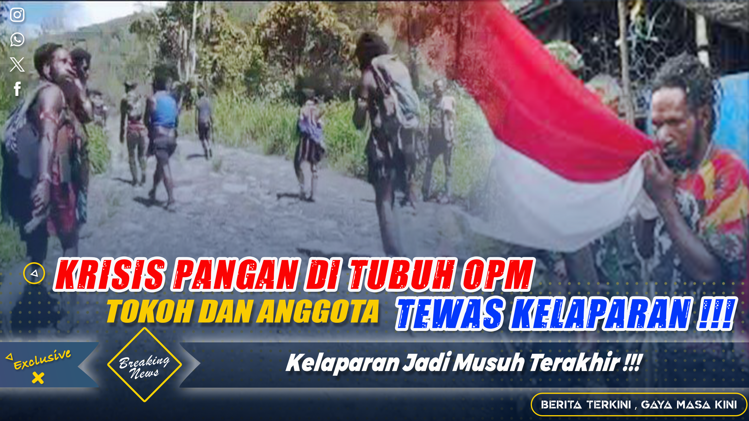 Krisis Logistik Melanda OPM, Tokoh dan Anggota Tewas Kelaparan