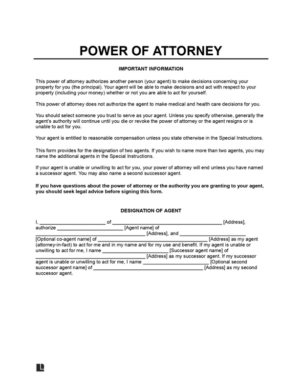 What is a clinical power of attorney?